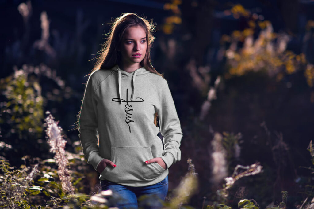 Jesus-Hoodie auf Gfoitma.com